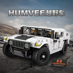 Blocs de construction SUV tout terrain télécommandés pour enfants, 1380 pièces, technologie de contrôle à distance, course, jouet, cadeau pour garçons 
