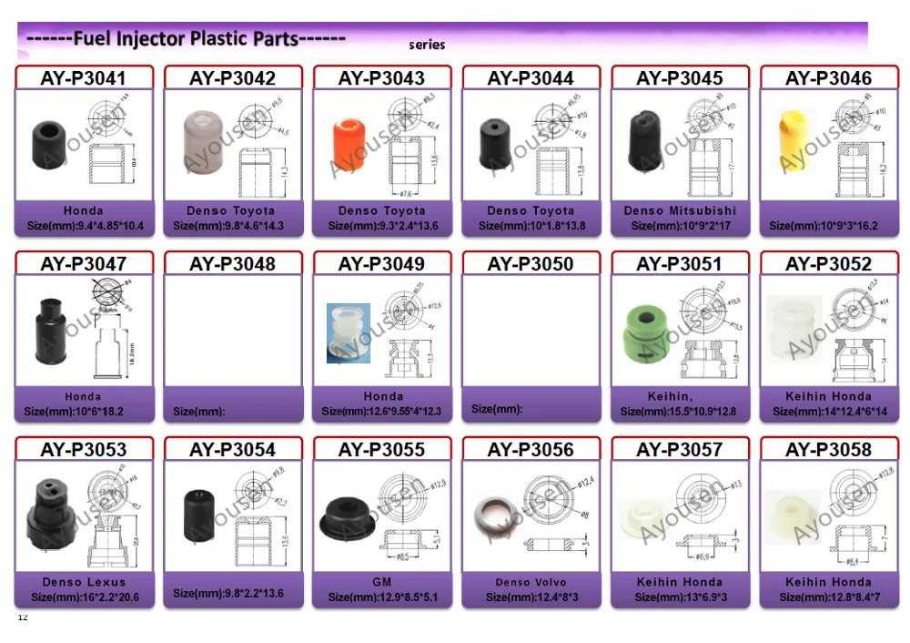 Fuel Injector Plastic Pintle Caps Fuel Injector Removal Tool Fuel Injector Repair Kit 4pcs With Many Types For Bwm Audi Nissan