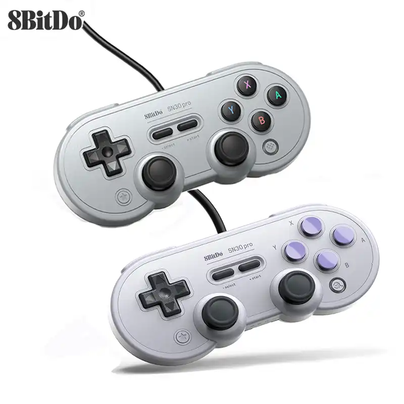 Official8bitdo Wired Sn30 Pro Usb Gamepad For Nintendo Switch Windows Raspberry Pi Sn Edition Gamepads Aliexpress