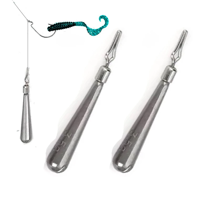 2pcs/lot Tungsten Fishing Sinker 3.5g 5.3g 7g 8.8g 10.5g 14g Drop Shot Fishing Weights Sinkers