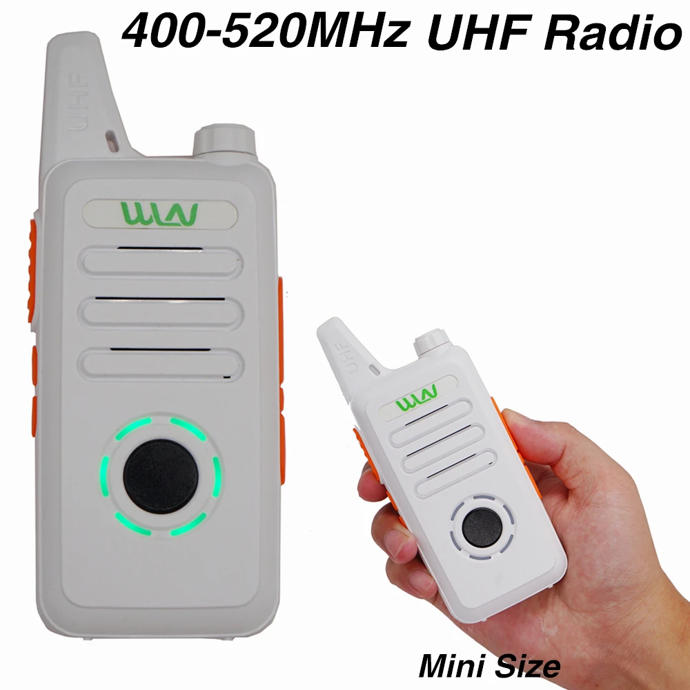 2 шт. WLN KD C1 plus Walkie Talkie Upgrade двухстороннее радио 400 520 МГц Мини Тонкий