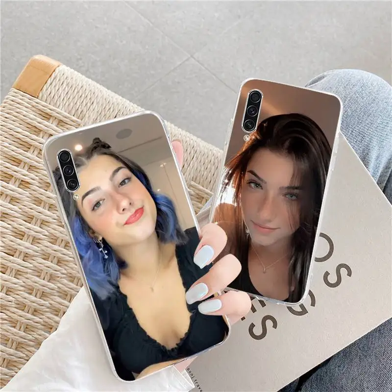 

Sexy Charli D Amelio fashion girl Phone Case For Samsung Galaxy S5 S6 S7 S8 S9 S10 S10e S20 edge plus lite