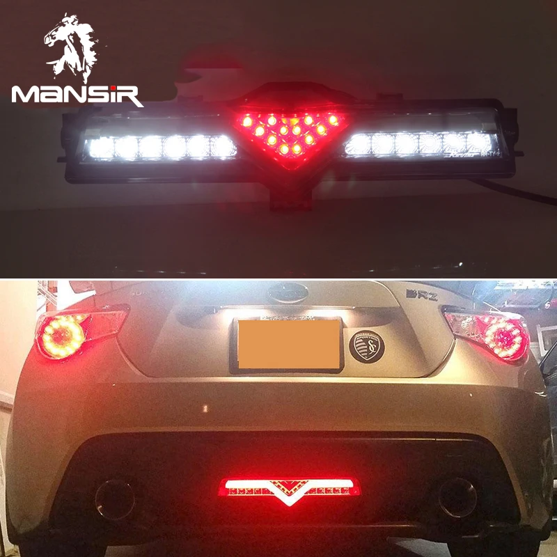 12V Car LED Rear bumper light Rear Fog Lamp Auto Brake Reflector For