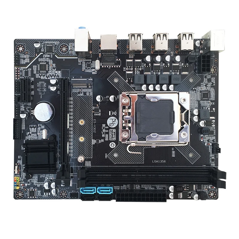 Материнская плата для компьютера X79 LGA 1356 ЦП DDR3 поддержка серверной памяти M.2