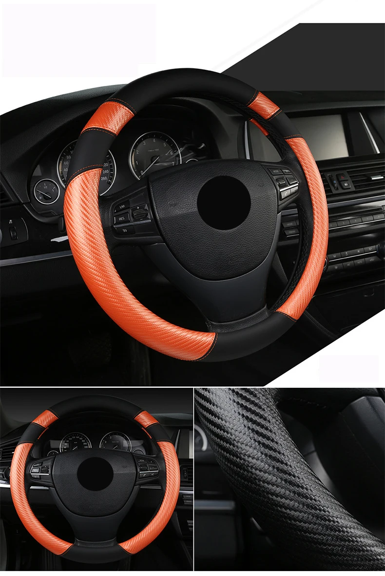 Универсальный чехол на руль подходит для Mazda Demio Mazda 2 Axela Mazda 3 CX-3 CX-5 Audi A1 A3 A4 A5 A6 Q2 Q3 Q5 Lexus CT NX и т. д