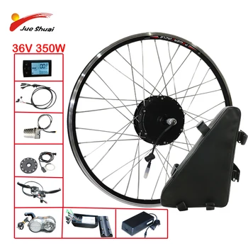 

Powerful 36V 350W Electric Bike Conversion Kit front rear Hub Motor Wheel with High Capacity Battery MTB Ebike Electric Bike Kit