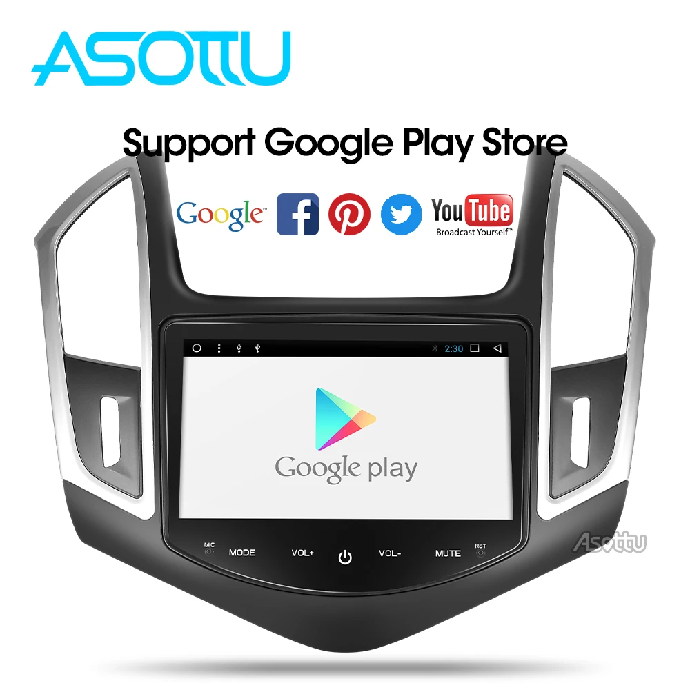 Asottu android 9,0 PX30 автомобильный dvd gps плеер для Chevrolet Cruze 2013 с автомобильным Радио Видео плеер gps навигация автомобиль