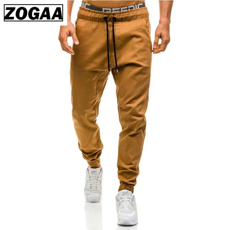 Мужские повседневные брюки-карго размера плюс, хлопковые брюки с карманами, одноцветные Брендовые мужские длинные штаны, новые спортивные брюки, мужские брюки-карго для бега