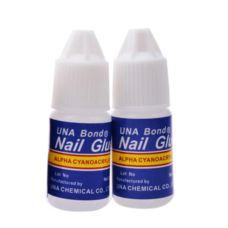 

2Pcs/Set 3g Nail Glue Use for UV Acrylic Rhinestones Decoration Nail Stickers False Tips High Quality Nails Decoration Beauty