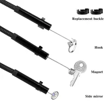 Прочный визуальный эндоскоп микроскоп инструмент для чистки ушей 8 мм портативная Ушная ложка бороскоп водонепроницаемый видео в реальном времени ABS фотографии