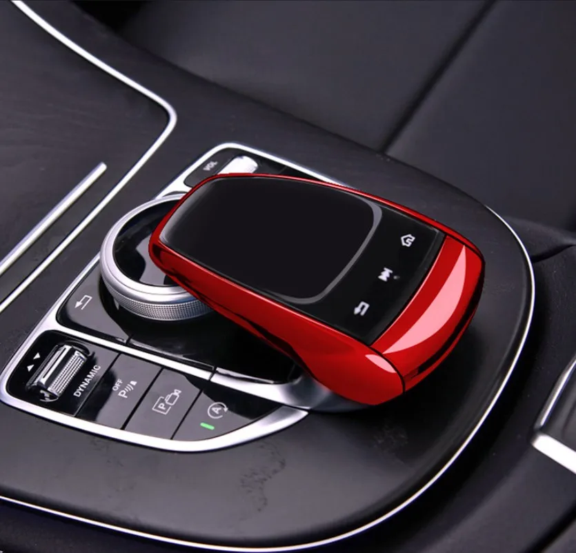 Car Accessories Center Control Mouse Screen Protector Cover For Mercedes Benz C E GLC GLS G V Class W205 W213 X253 TPU