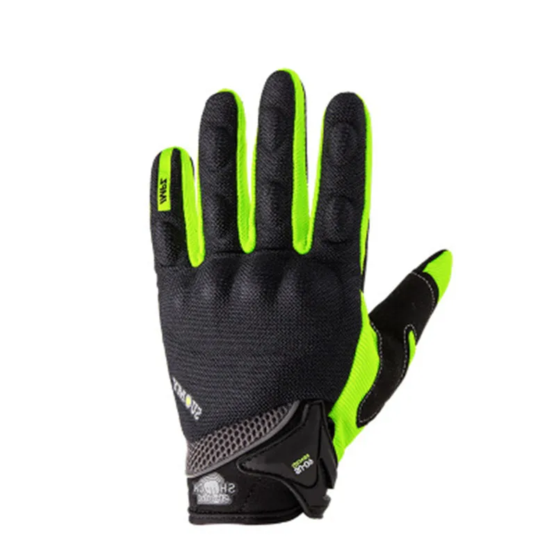 Водонепроницаемые мотоциклетные перчатки зима осень ветрозащитные теплые перчатки Moto Luvas сенсорный экран Защитные перчатки безопасное снаряжение мотоциклы - Цвет: green