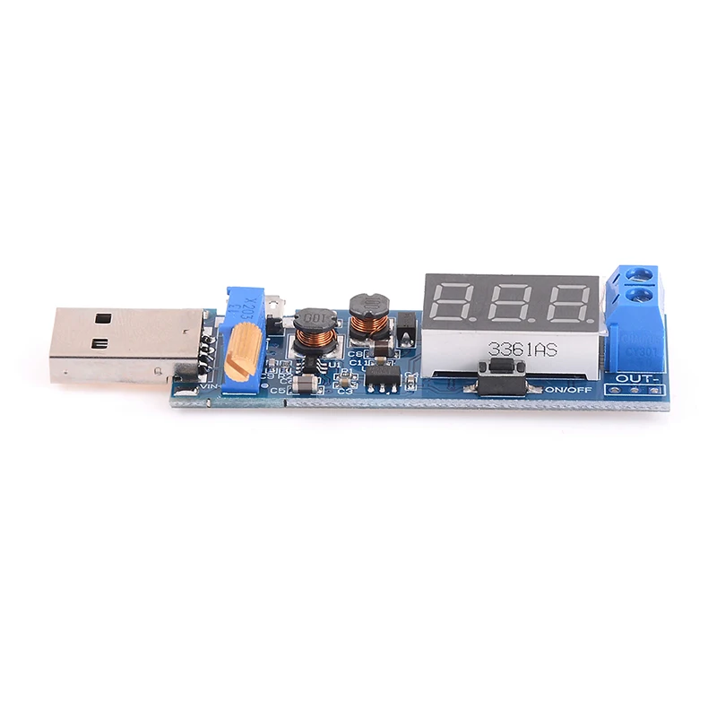 

High Quality DC-DC 3.5-12V To 1.2-24V LCD USB Step UP / Down Power Supply Module Adjustable Boost Buck Converter