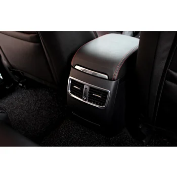 

For Mazda 6 M6 Atenza 2013-2015 ABS Chrome Rear Armrest Box Air Condition Vent Cover Matt Interior Mouldings Trim 1pcs