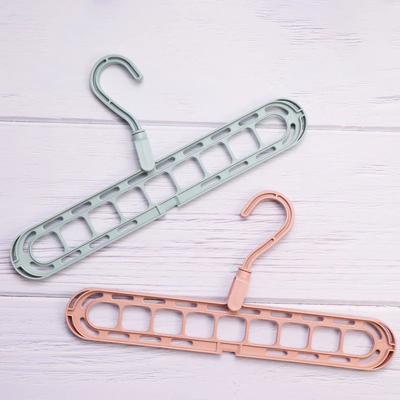 

Clothes Coat Hanger Organizer Multi-port Support Baby Clothes Drying Racks Plastic Scarf Cabide Storage Rack Hangers For Clothes