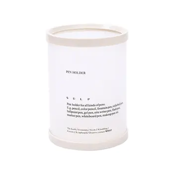 

Creative Cylindrical Pen Holder Insert Desktop Decoration Stationery Fashion Pen Office Supplies Storage Box