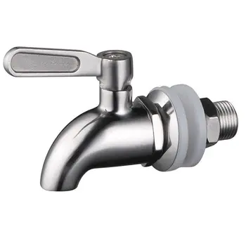 

16mm Drink Dispenser Beverage Wine Barrel Tap Spigot Water Stainless Steel Coffee Juice Faucet