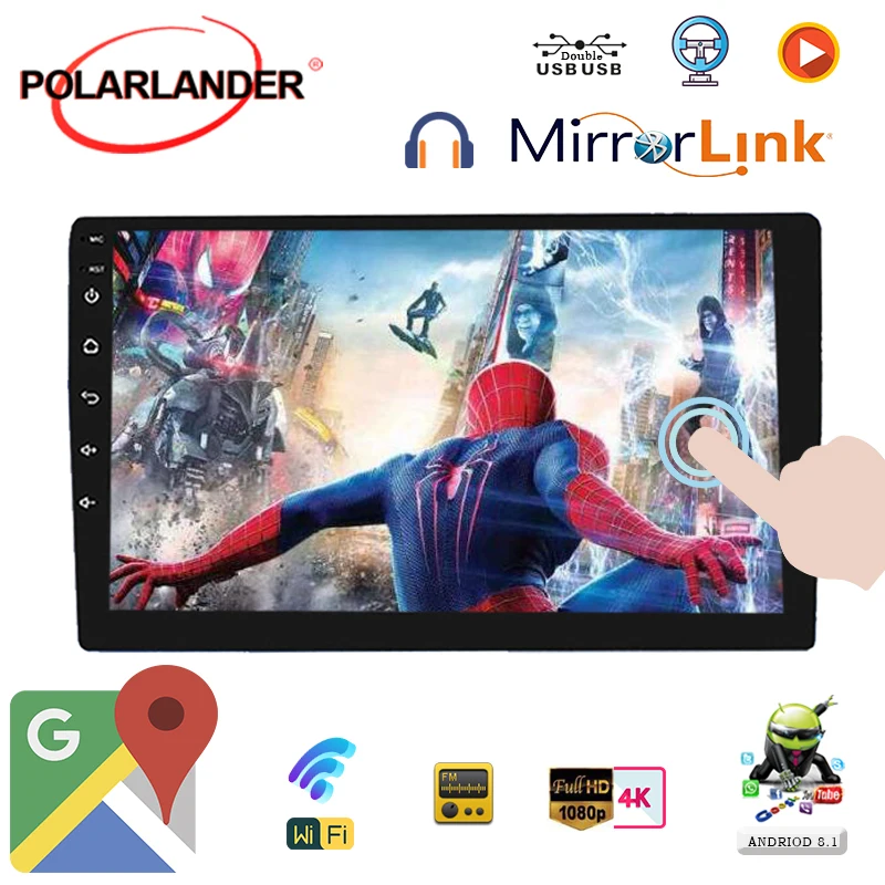 Android 8.1 2 Din Multi-media 10.1 inch Universal Car Radio WIFI Bluetooth MP5 Player GPS Navigation RAM1G ROM16G Mirrorlink Android 8.1 2 Din Multi-media 10.1 inch Universal Car Radio WIFI Bluetooth MP5 Player GPS Navigation RAM1G ROM16G Mirrorlink