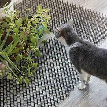 

10pcs/set Deterrent Devices Isolation Square Pest Control Outdoor Indoor Sting Garden Anti Digging Scat Mat Prickle Safe Cat Dog