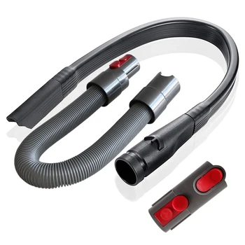 

3pcs Accessories Vacuum Tube Flexible Crevice Tool For Dyson Hose Cordless Home Extension V7 V8 V10 V11 Cleaner Adapter