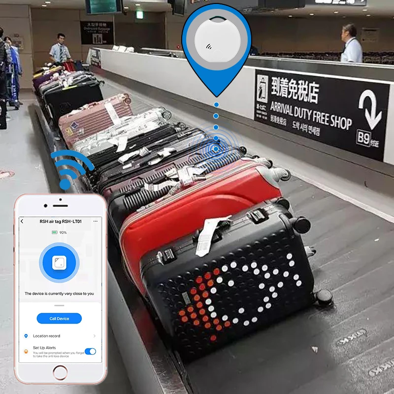 Tuya Smart Anti Lost Alarm Wallet Keyfinder Smart Tag Bluetooth-compatible Gps Tracker Locator Keychain Pet Child Tracker