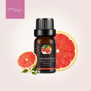 

IMIEUX 10ml Grapefruit Pure Essential Oil Diffuser for Aromatherapy Fragrance Lavender Thyme Ginger Rosemary Clary Sage Tea Tree