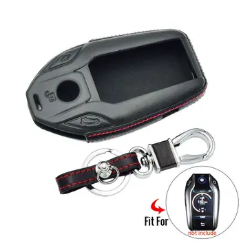 

For BMW G12 5 7 Series 730i 740i 750i PU Leather 3 Buttons Keyless Remote Black Fob Cover Protector Case