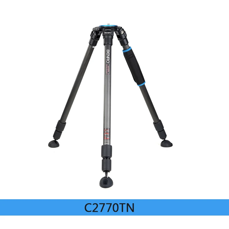 C2770TN Benro C2770TN штатив комбинированные Углеродные волоконные штативы без головки 3 секции Максимальная загрузка 15 кг DHL - Цвет: C2770TN