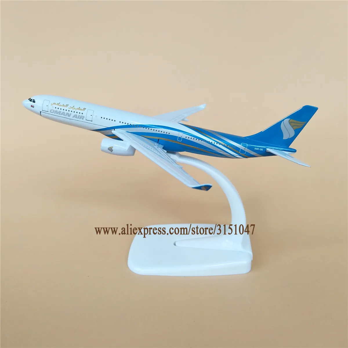 

Alloy Metal Oman Air Airlines Airplane Model Airbus 330 A330 Airways Plane Model Stand Aircraft Kids Gifts 16cm