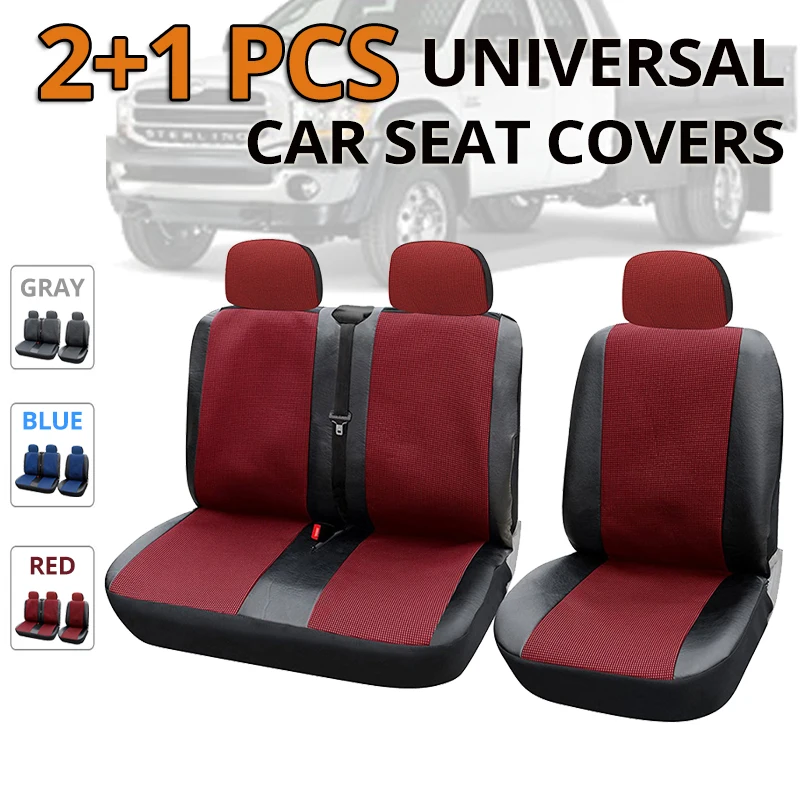 Funda asiento doble para furgoneta - Polipiel - 4 PCS