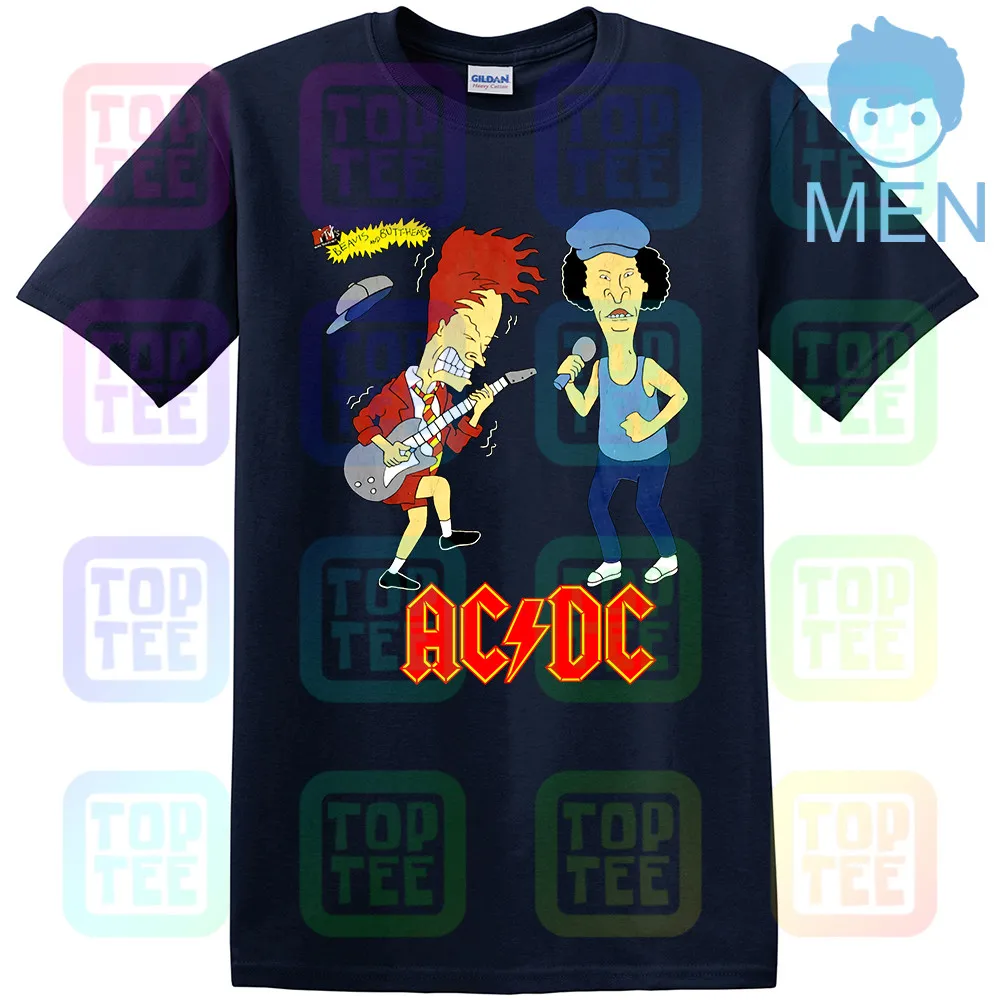 Ограниченная серия! 1996 AC/DC Beavis and Butthead футболка тяжелый ...
