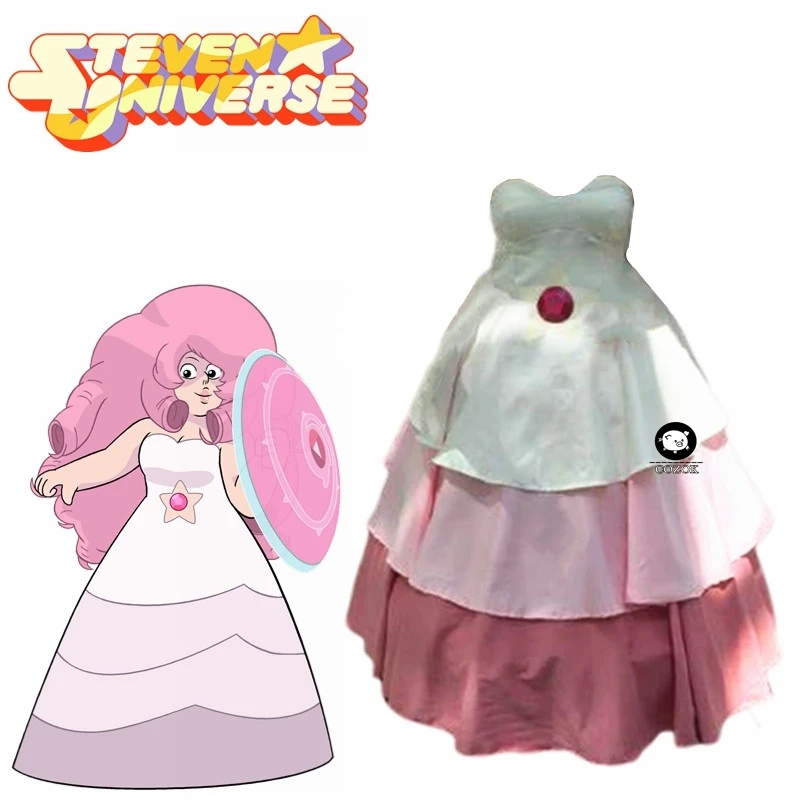 Steven Universe Rose Quartz Dress Cosplay Costume Star Dress Custom Any Size Aliexpress
