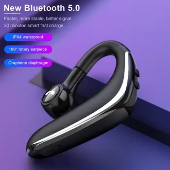 

Wireless Bluetooth Earphone Bluetooth 5.0 Headset IPX4 Waterproof Sports Headset Business Driving Hanging Headset Long Stand