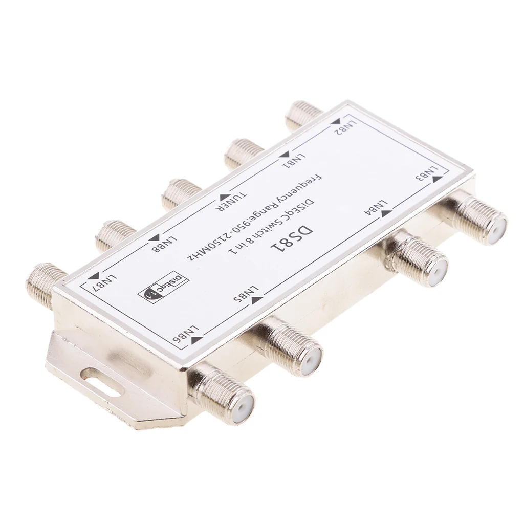 

2x1 DiSEqC Switch Satellite Antenna Flat LNB LNBF Switch for TV Receiver