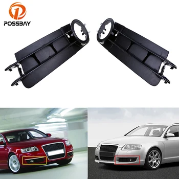 

POSSBAY Lower Bumper Fog Light Lamp Grille Grill Cover for Audi A6 C6 Sedan/Avant 2004-2008 Pre-facelift for Volvo C30 2007-2013