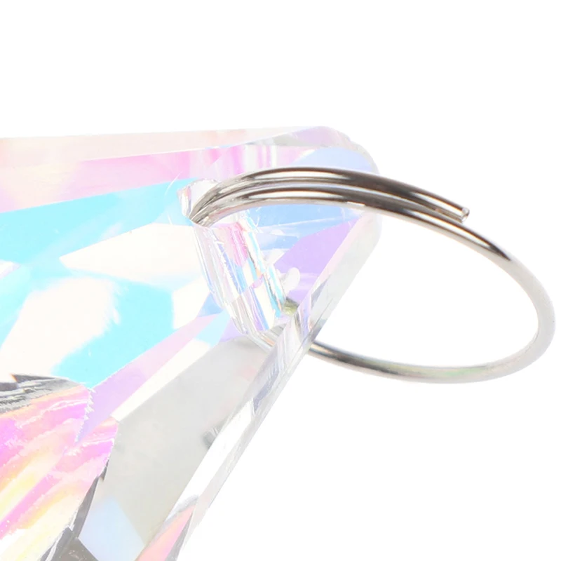 38/63/76mm Colorful Suncatcher Art Glass Drops Chandelier Pendant Light Lamp Part Hanging Prisms Crystal DIY Pendant Parts