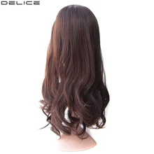 Delice 22 дюймов синтетический длинный кудрявый парик с двойной косами повязка на голову Косплей парики головные уборы для женщин