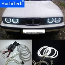 HochiTech для BMW E30 E32 E34 1984-1990 ультра яркий дневной свет DRL CCFL ангельские глазки демон глаза комплект Теплый Белый Halo Кольцо 120 мм* 4