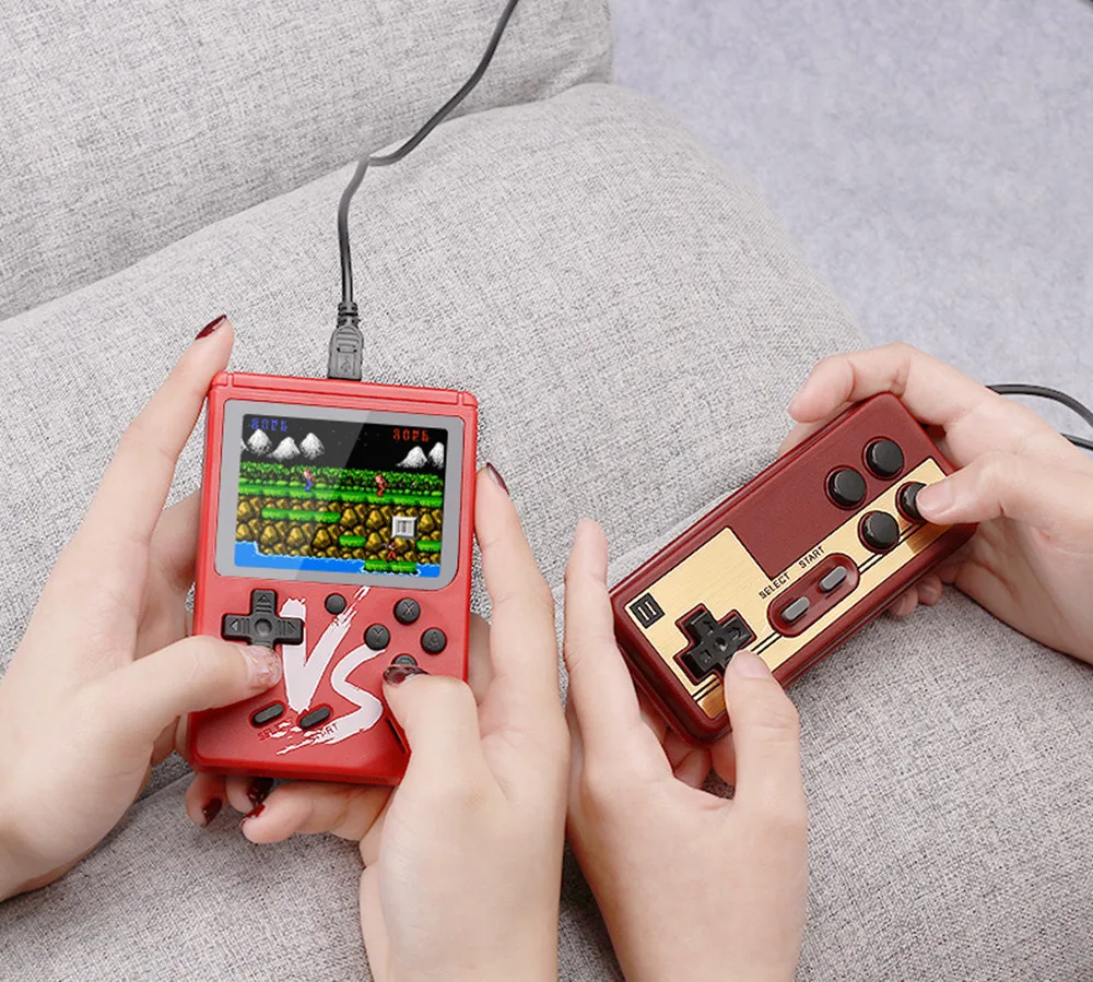 3.0 inch game console built-in 500 Handheld game console support double hit handle video output