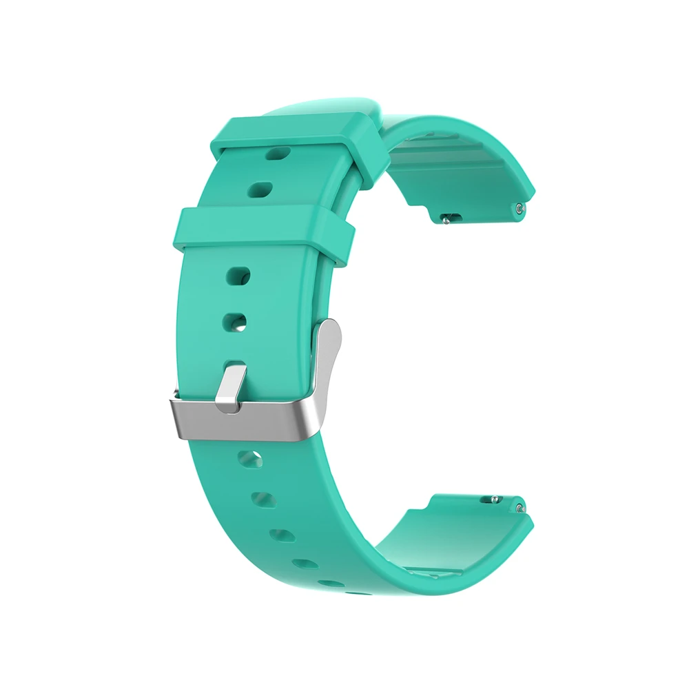 Силиконовый ремешок для браслета Huami Amazfit 2 A1807 Smartwatch 15 мм ширина интерфейса Замена наручного ремешка браслет - Цвет: Teal
