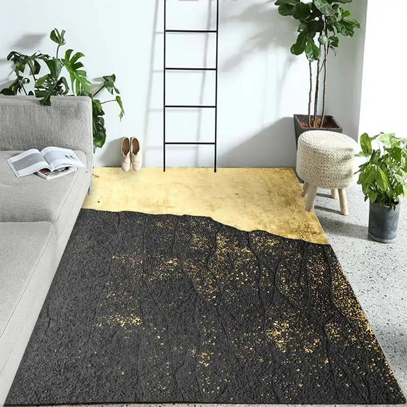 

Customize abstract Light luxury retro tatami rug decoration carpet printed non-slip carpet Living room hotel home decoration mat