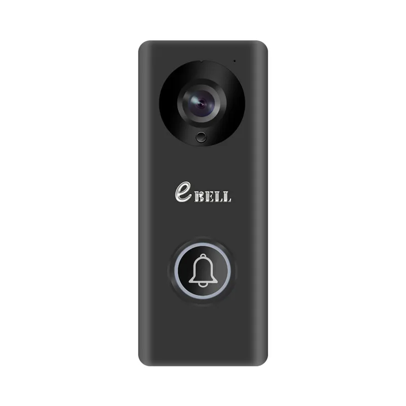 2MP 1080P 145 градусов широкоугольный пульт дистанционного управления wifi дверной Звонок - Цвет: Just doorbell