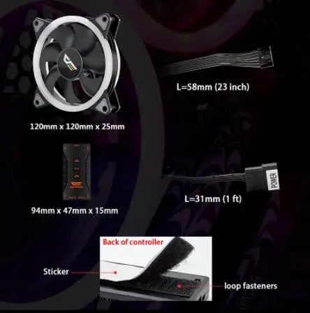 Aigo darkFlash Аутентичные DR12-Pro компьютерный кулер вентилятор охлаждения вентиляторы RGB компьютер PC чехол вентилятор RGB настроить 3 P-5 V AURA SYNC светодиодный 120 мм вентилятор