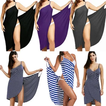 

2019 New Summer Dress Women Pure Color Sexy Sling V Collar Beach Dress Sleeveless Backless plus size dress vestidos