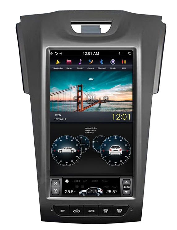 

11.8" tesla style vertical screen android 9.0 Six core Car GPS radio Navigation for Chevrolet S10 Colorado Holden Isuzu D-Max