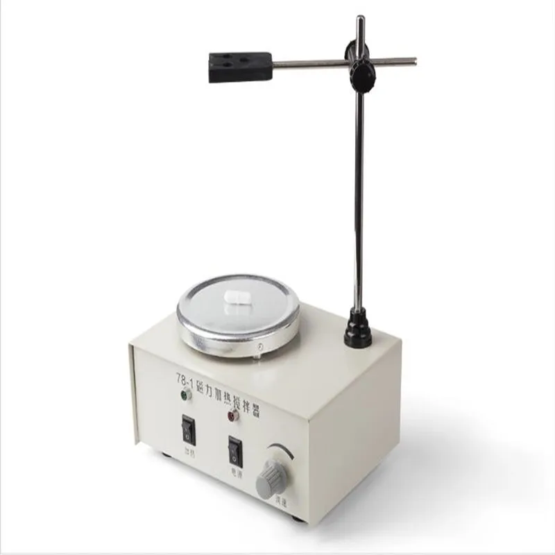 Digital display heating electric constant temperature magnetic stirrer in laboratory