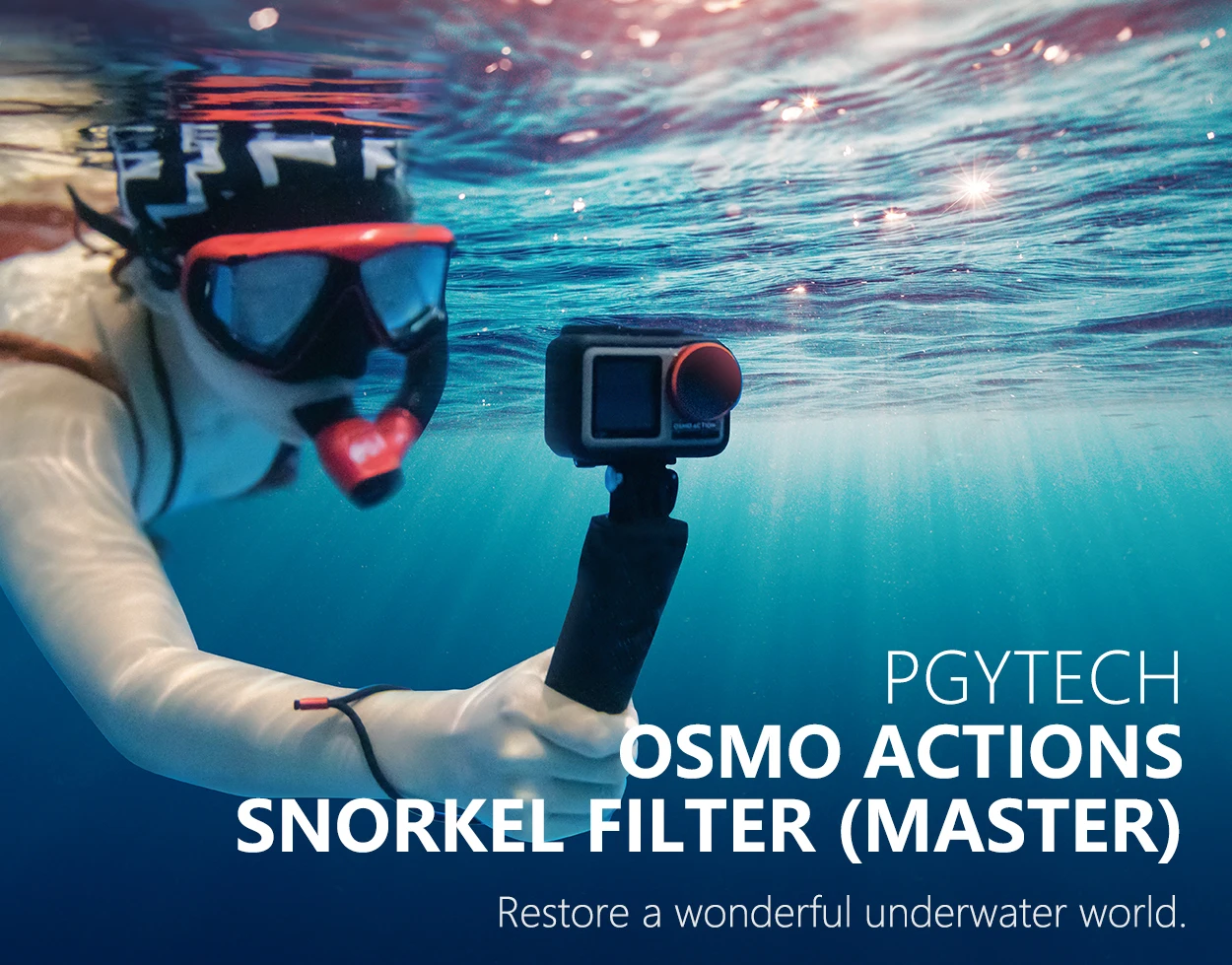 PGYTECH трубка для ныряния фильтр объектива основная версия для DJI OSMO аксессуары для экшн-камеры