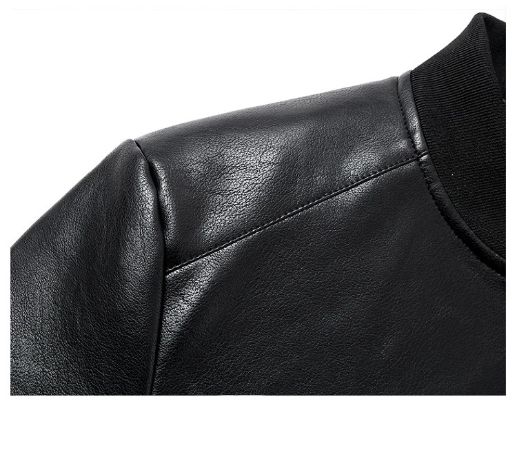 Бренд BOLUBAO, Мужская мотоциклетная кожаная куртка, модные Зимние флисовые кожаные куртки, облегающие мужские теплые куртки из искусственной кожи