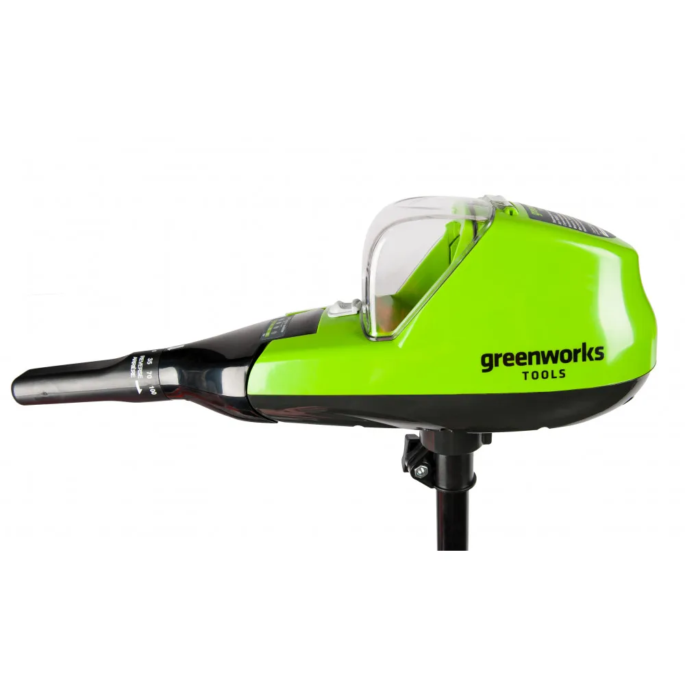 Лодочный мотор аккумуляторный Greenworks G40TM55 40V 25 кг без АКБ и ЗУ|Лодочный мотор| |