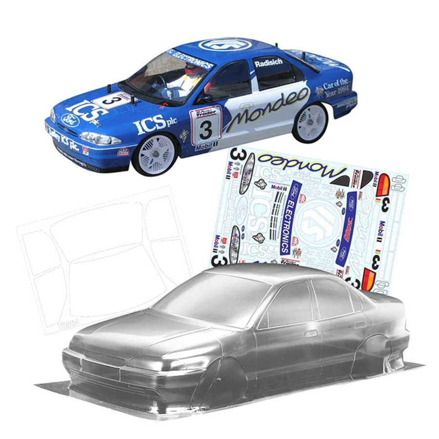 Команда C FORD BTCC Mondeo 1/10 Масштаб Rc PC прозрачный корпус 258 мм Колесная база для RC Дрифт автомобиль на дороге электрические игрушки модели автомобилей